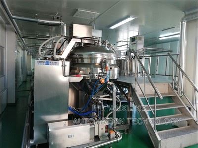 Línea de emulsificadores homogeneizadores al vacío