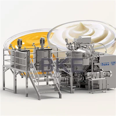 Máquina para hacer mayonesa Mezclador emulsionante al vacío